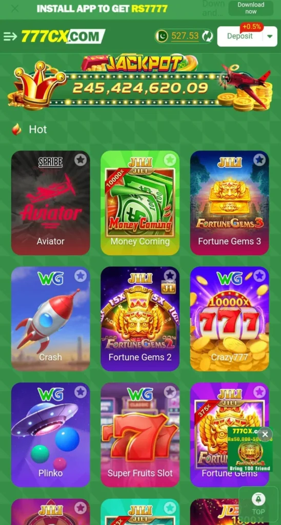 777CX Game
